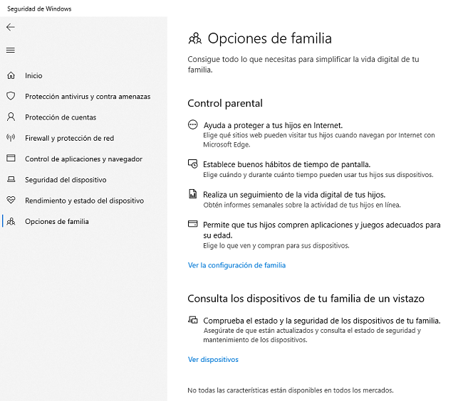 Imagen Opciones familiares