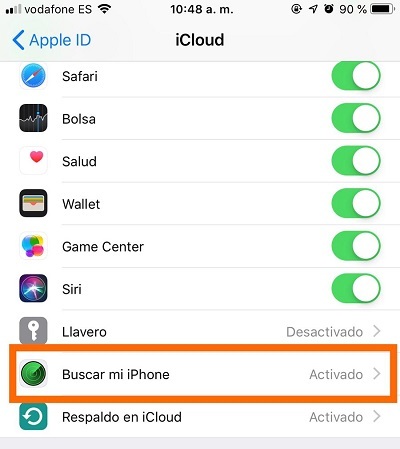 Cómo desactivar funciones de rastreo iPhone