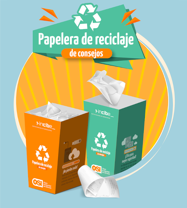 Recurso gráfico con consejos sobre el reciclado de dispositivos y eliminación segura de información