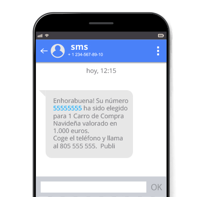 Imagen movil SMS