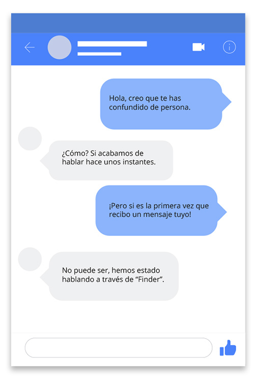 Blog OSI - Ejemplo conversación en redes sociales