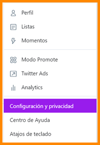 Blog OSI - Selección privacidad y seguridad Twitter