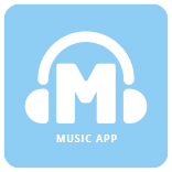 Imagen app de música