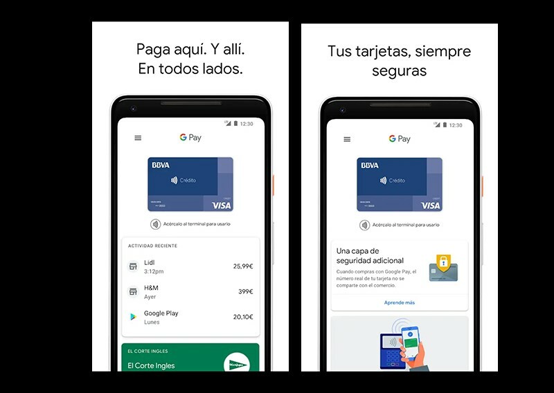 Realizar pago con tarjeta en Google Pay