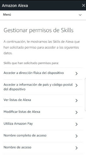 Imagen permisos de Skills