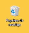 Icono papelera de reciclaje