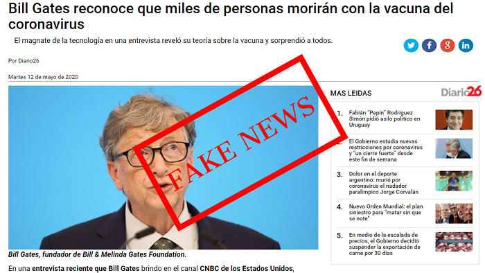 Fake newBill Gates