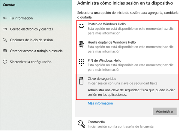 Imagen Inicio de sesión en dispositivo Windows