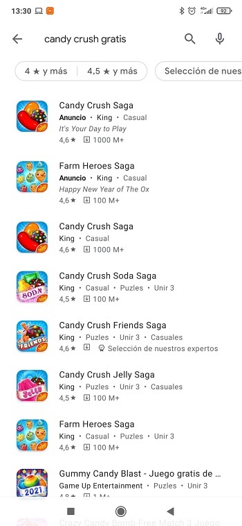 Lista de juegos App Store