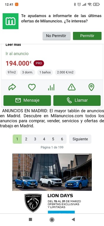 Milanuncios anuncio movil