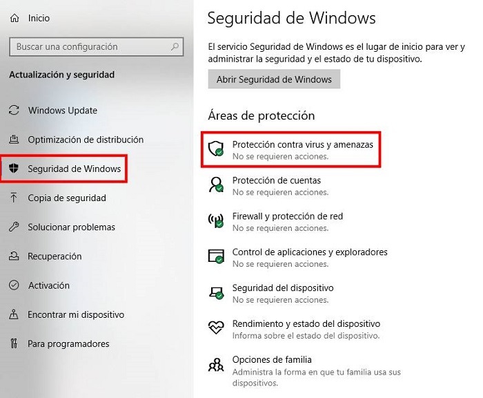Imagen Seguridad Windows
