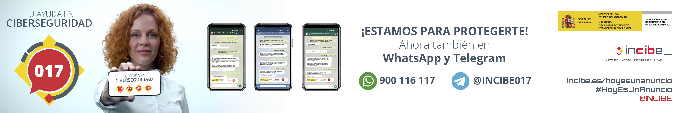 Nuevos canales de Ayuda en Ciberseguridad de INCIBE