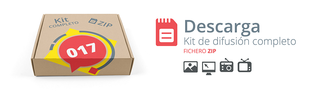 Descarga Kit de difusión completo. Fichero ZIP.