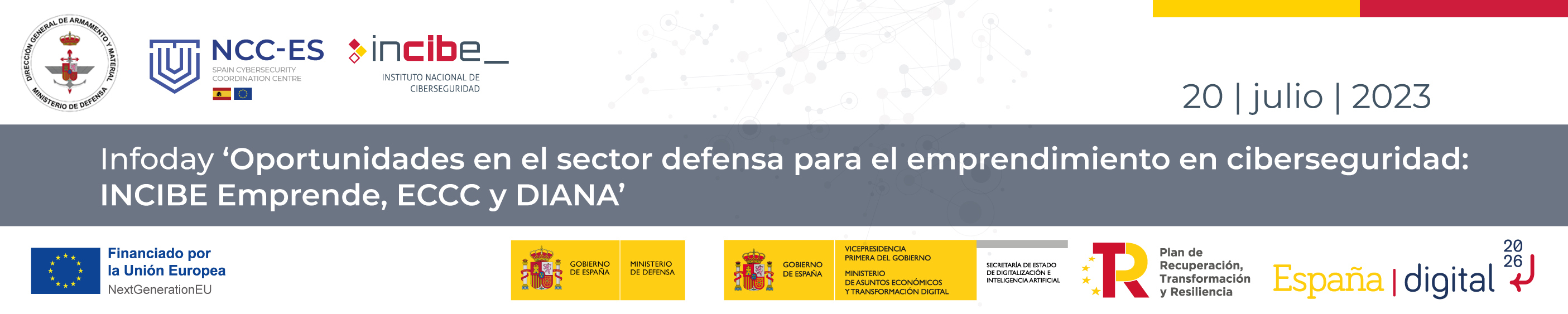 Oportunidades en el sector defensa para emprendimiento en ciberseguridad: INCIBE Emprende, ECCC y DIANA