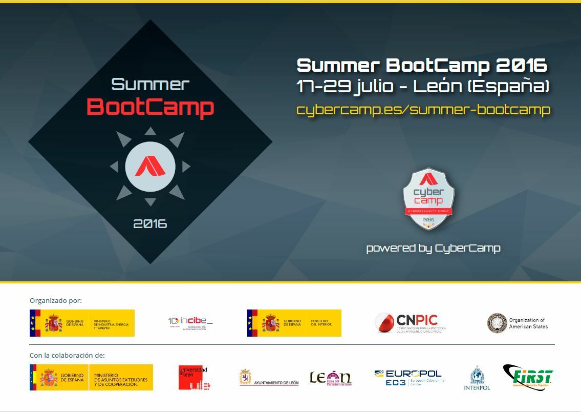 Flyer Cybersecurity Summer BootCamp 2016