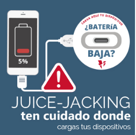 Juice-jacking: cargar tus dispositivos en un lugar público puede no ser buena idea
