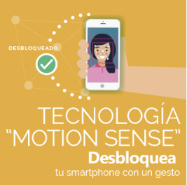 Tecnología Motion Sense: desbloquea tu smartphone con un gesto