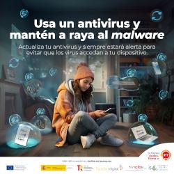 Usa un antivirus y mantén a raya al malware