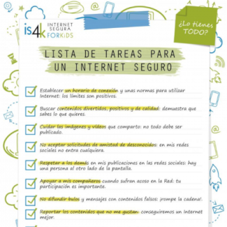 Lista de tareas para un internet seguro