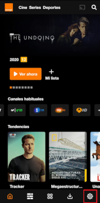 Configuración App Orange TV