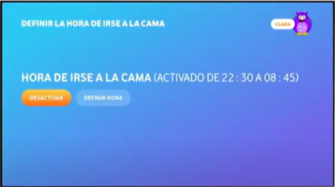 Configurar gestión del tiempo Vodafone TV kids