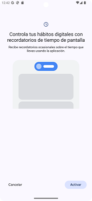 Controla tus hábitos digitales Android