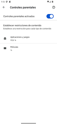 Controles parentales Android