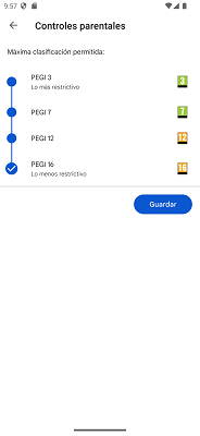 Controles parentales Android