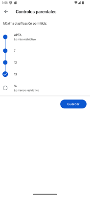 Controles parentales Android