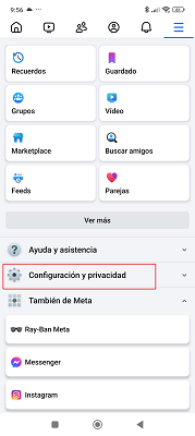 Configuración Facebook