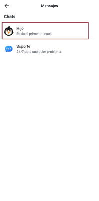 Mensajes Family Locator