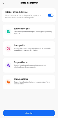 Filtros de Internet FamilyTime