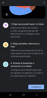 Restricciones de contenido Google Family Link