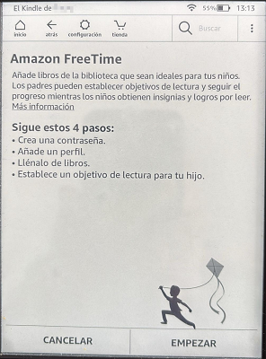 Amazon Freetime Kindle