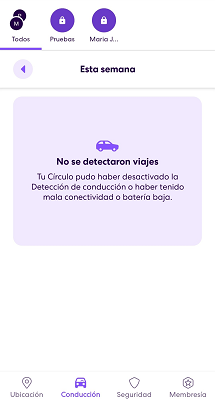 Apartado de conducción Life360