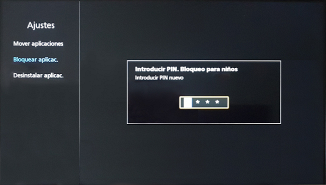 Ajustes de bloqueo Panasonic