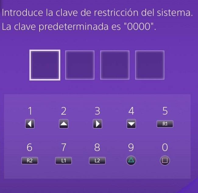 Pin parental PlayStation