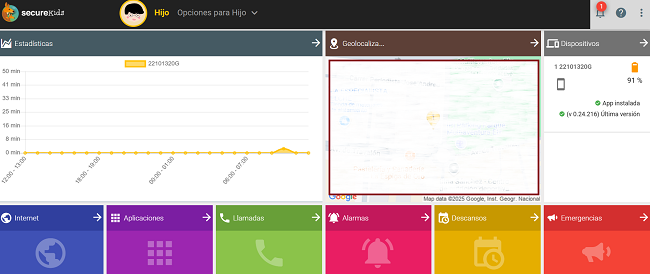 Geolocalización SecureKids