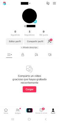 Perfil de TikTok