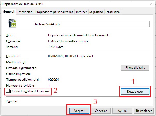 Restablecer Restablecer