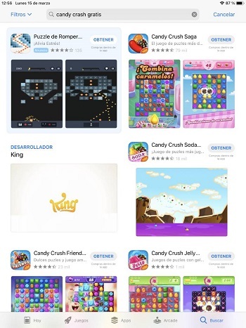 Imagen Juegos en App Store